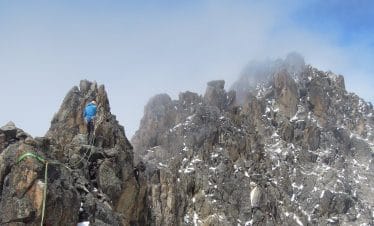 7 Day Mt Kenya Rock climbing - The North Face Standard Route.