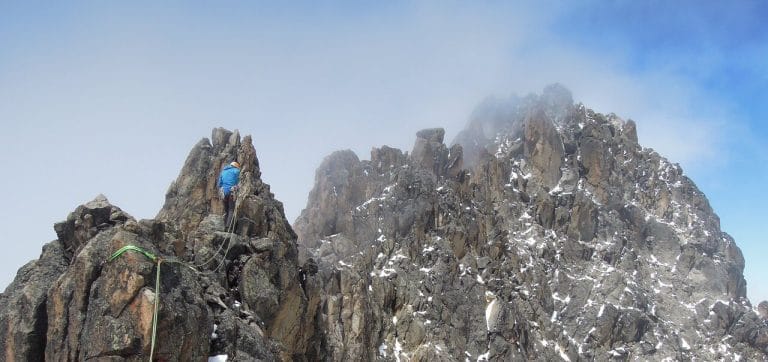 7 Day Mt Kenya Rock climbing - The North Face Standard Route.