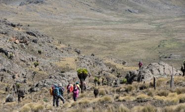 Mt Kenya climb Chogoria - Sirimon Traverse